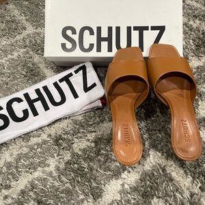 SCHUTZ Women's Brown Mules